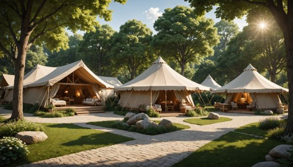 Hôtels confortables et campings nature ombragés